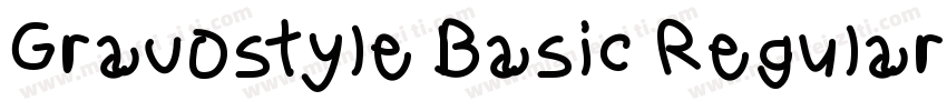 Gravostyle Basic Regular字体转换